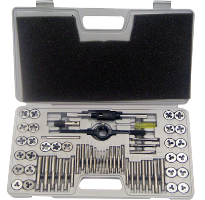 Coffret De Tarauds Et Filières BGS Technic – Filetages Métriques Et Pouces (13703-C) – Neuf